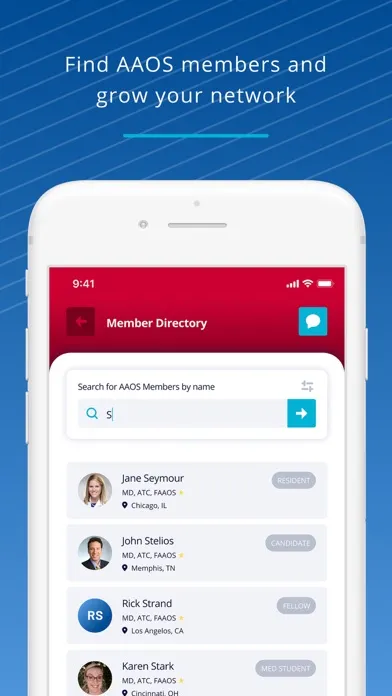 صور Membership App - AAOS