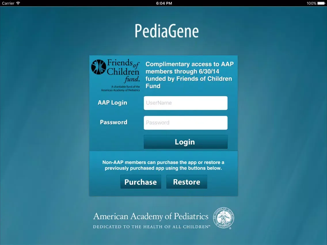 Скриншоты PediaGene: AAP Genetic Screening Toolkit iPad 