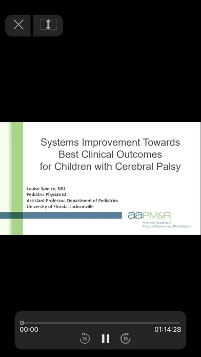 AAPM&R Learn Screenshots