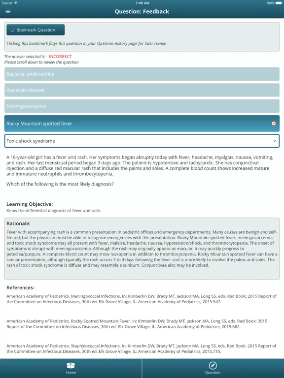 صور MOCA-Peds | Pediatrics Exam iPad 