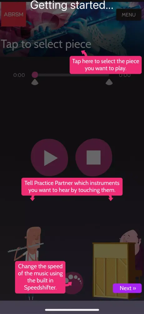 ABRSM Flute Practice Partner Screenshots