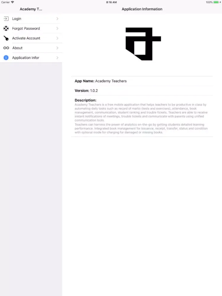 Academy Teachers iPad 应用截图