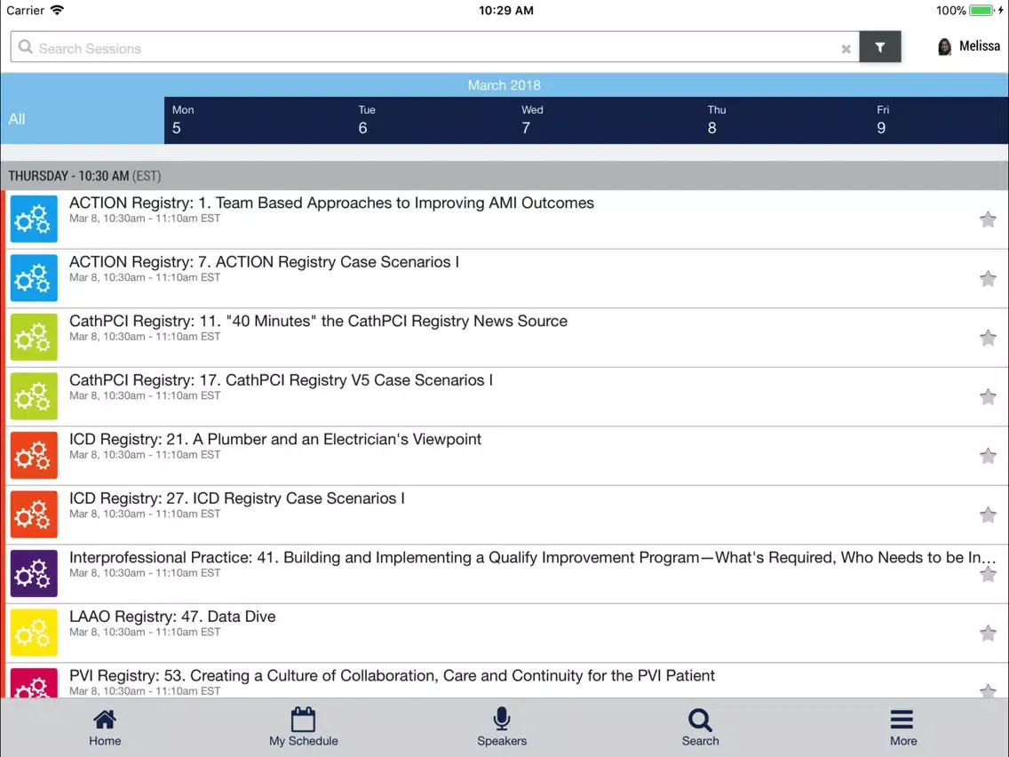 صور NCDR.18 Annual Conference iPad 