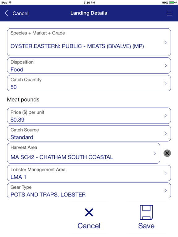 SAFIS eDR/mobile iPad 应用截图