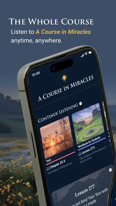Captures d'écran de A Course in Miracles Audio