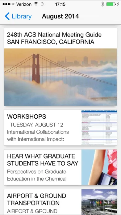Capturas de pantalla de ACS Graduate & Postdoctoral Chemist
