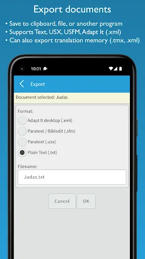 Скриншоты Adapt It Mobile