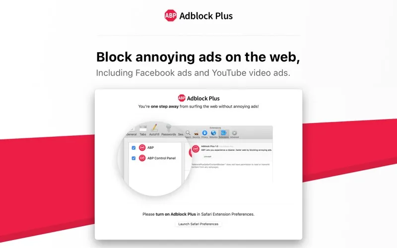 Adblock Plus for Safari ABP スクリーンショット