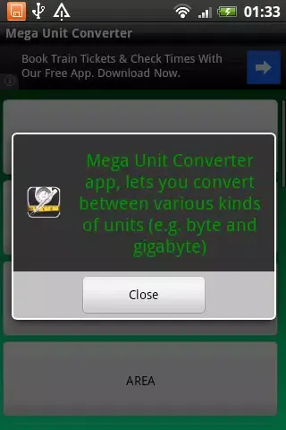 Capturas de tela do Mega Unit Converter