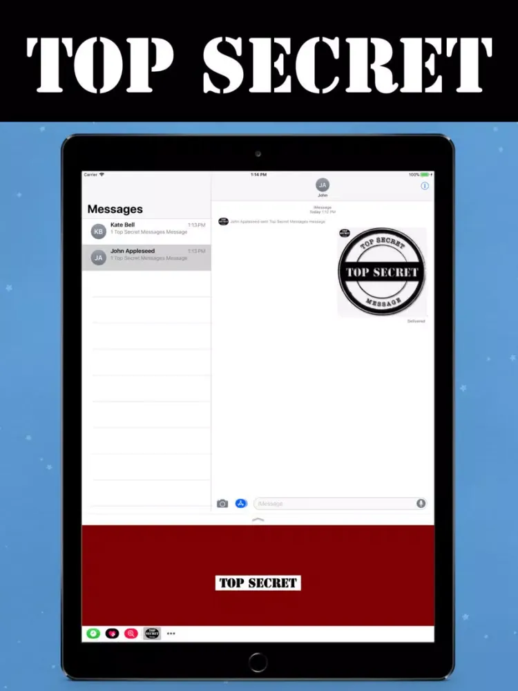 Top Secret Messages iPad  スクリーンショット