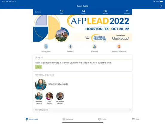 ภาพหน้าจอของ AFP LEAD iPad 