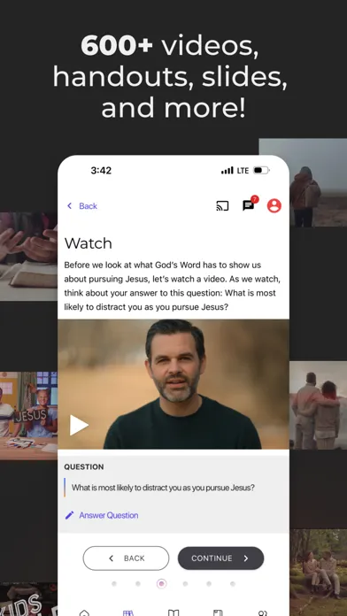 Capturas de pantalla de Bible Engagement Project