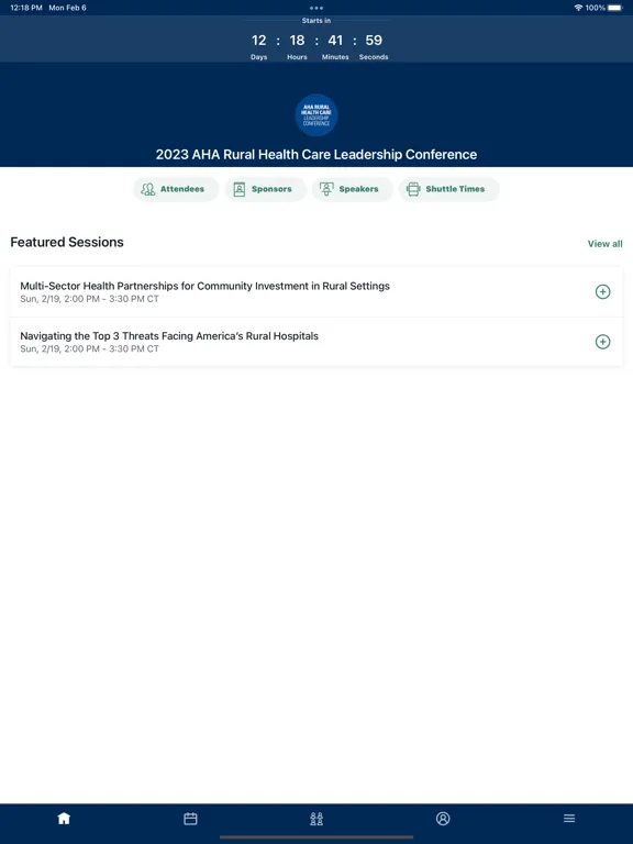 Zrzuty ekranu AHA Meetings & Events iPad 