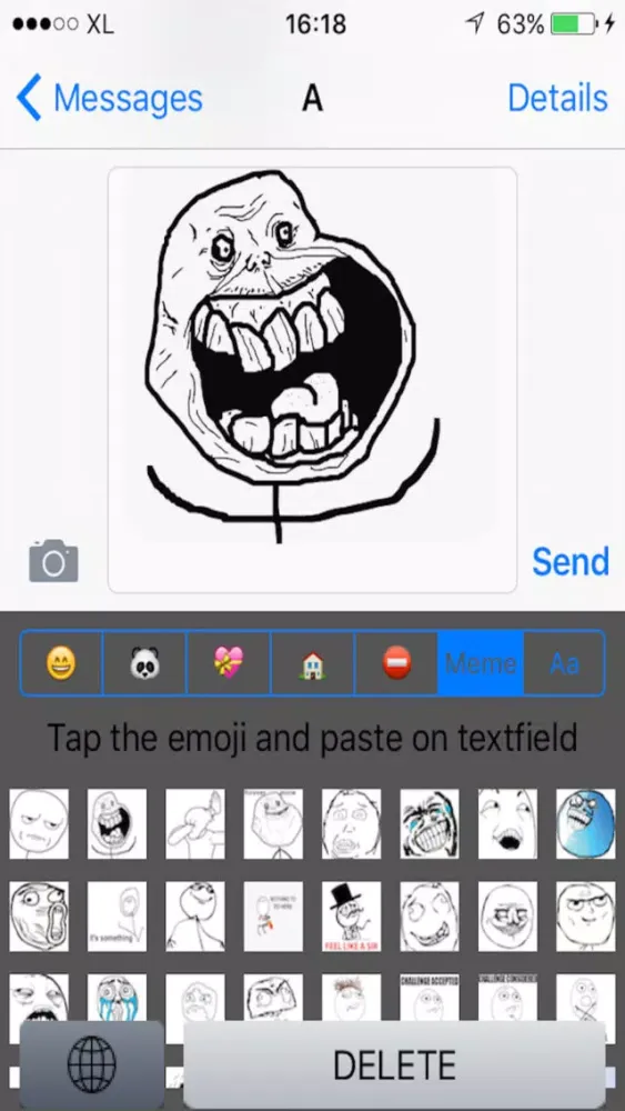 Big Emoji Keyboard Ekran Görüntüleri