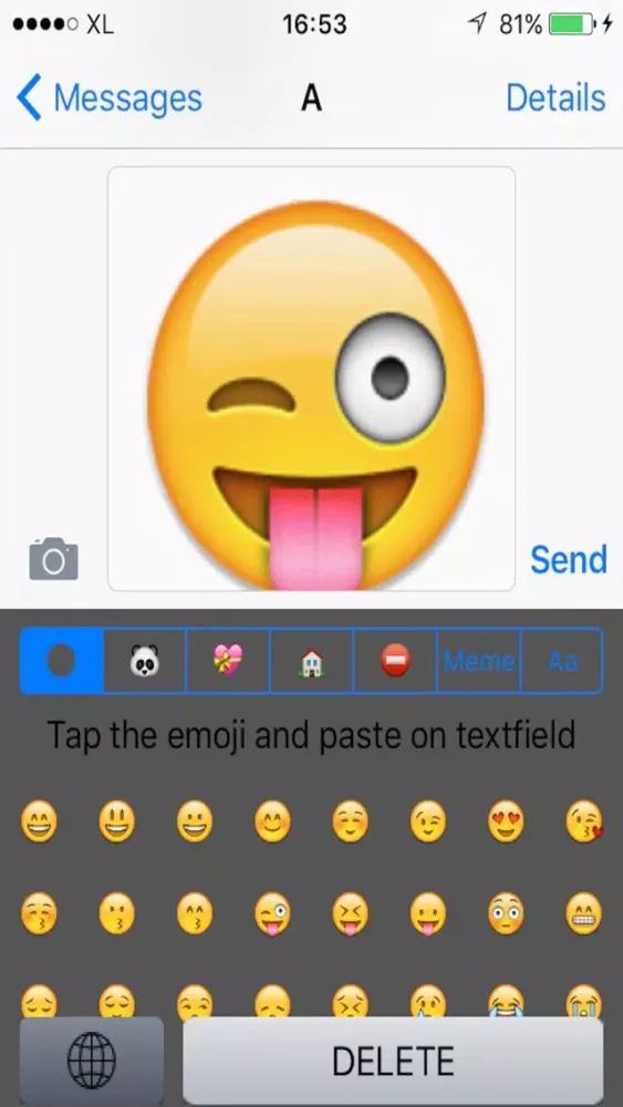 Big Emoji Keyboard Ekran Görüntüleri