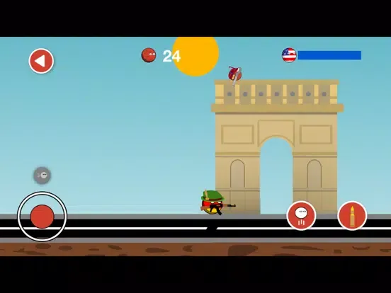 Capturas de tela do CB Attack on Martian iPad 
