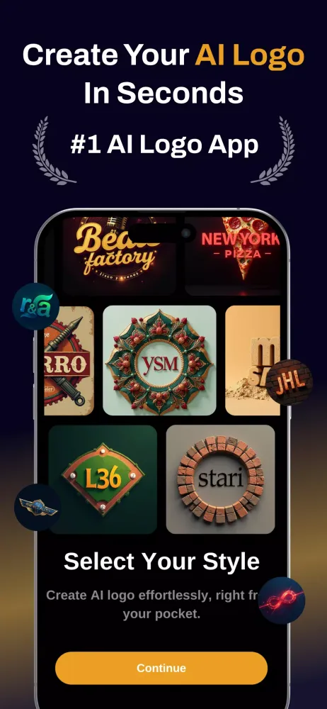 Capturas de pantalla de Logo Maker & AI Logo Generator