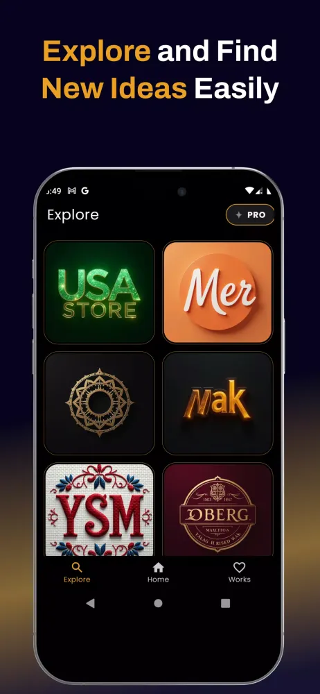 Capturas de pantalla de Logo Maker & AI Logo Generator