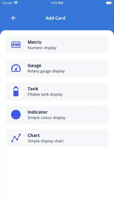Ảnh chụp màn hình của Ainda Sensor App