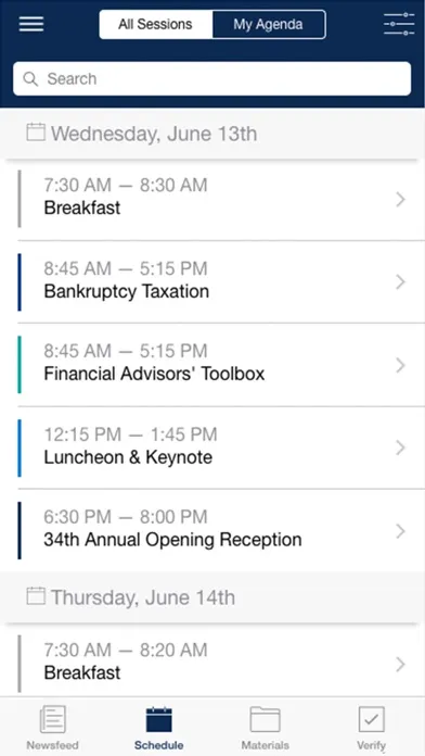 Capturas de pantalla de AIRA Events App