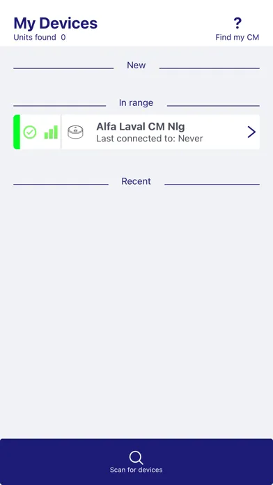 Captures d'écran de Alfa Laval Condition Monitor