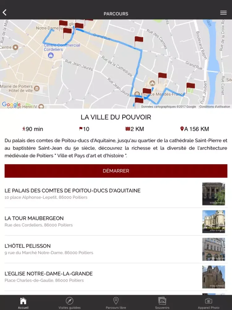 صور Poitiers Visite Patrimoine iPad 