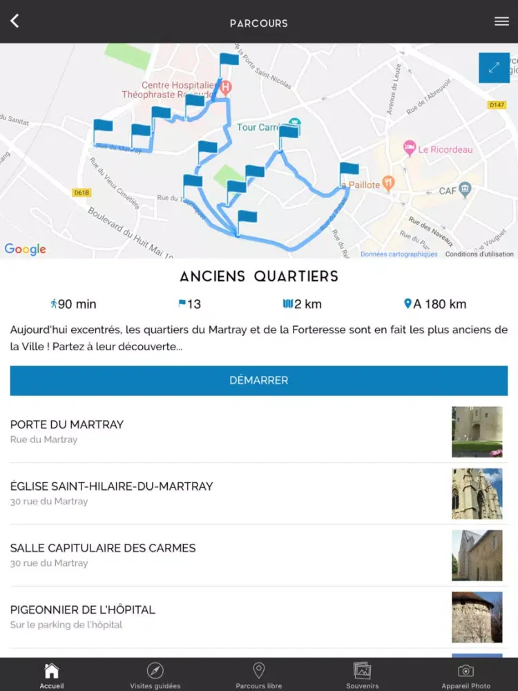 Loudun Visite Patrimoine iPad  سکرین شاٹس