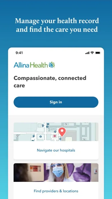 Capturas de pantalla de Allina Health