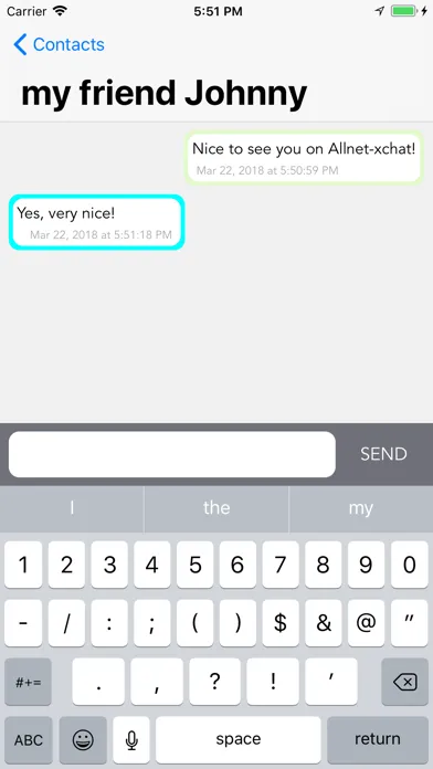 allnet-xchat Screenshots