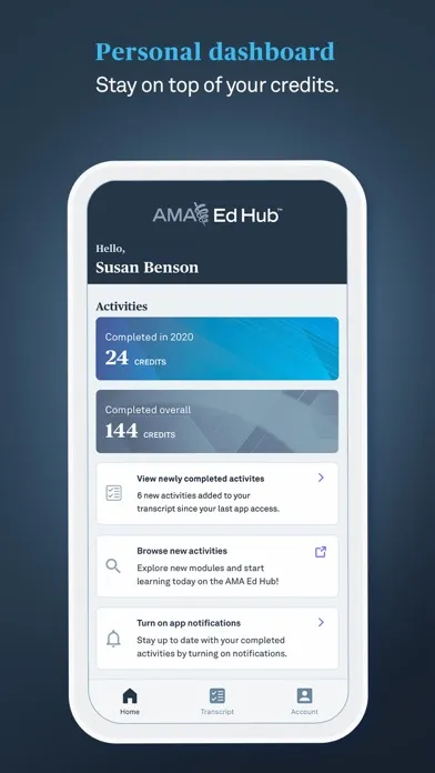 صور AMA Ed Hub Transcript