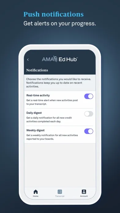 صور AMA Ed Hub Transcript