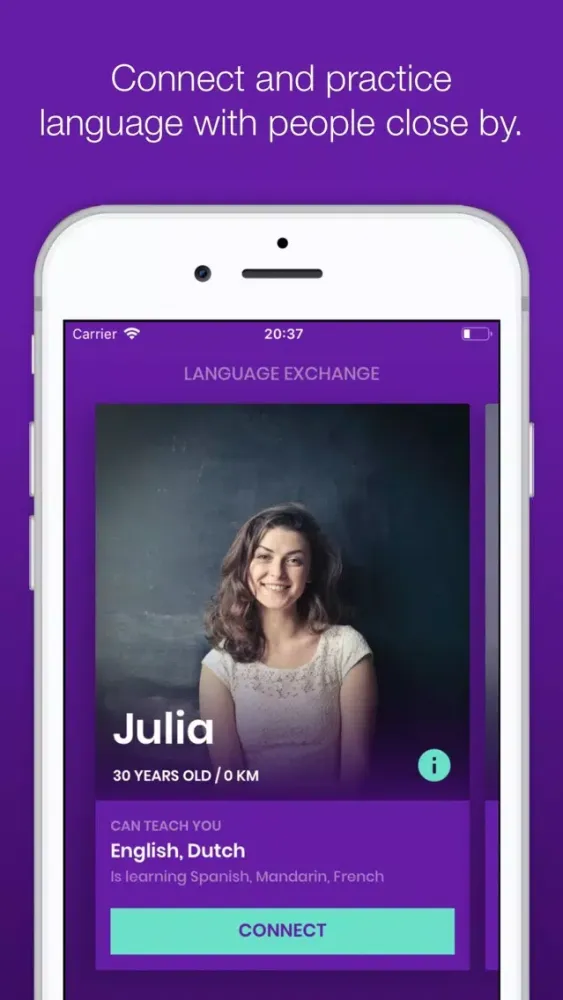 Screenshot di Ananas Language Exchange
