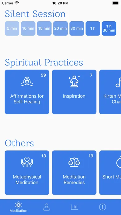 Ananda Meditation Screenshots