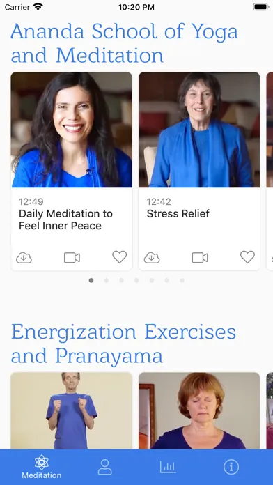 Ananda Meditation Screenshots
