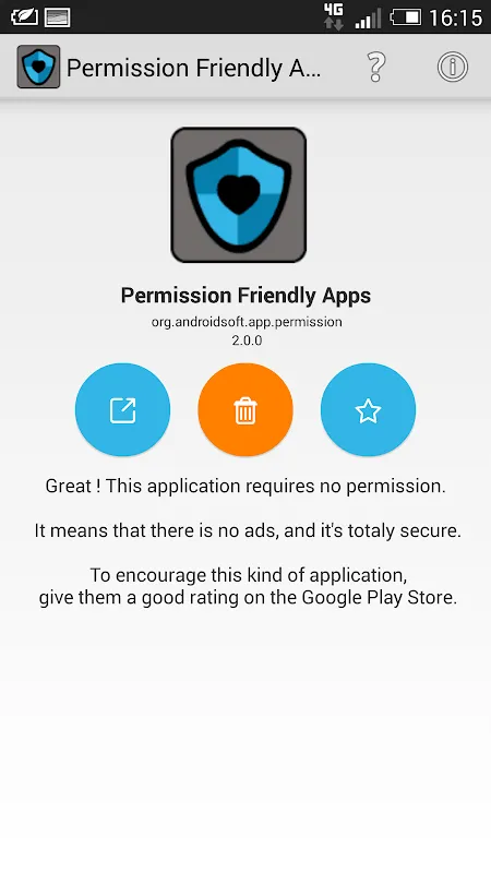 Permission Friendly Apps 스크린샷