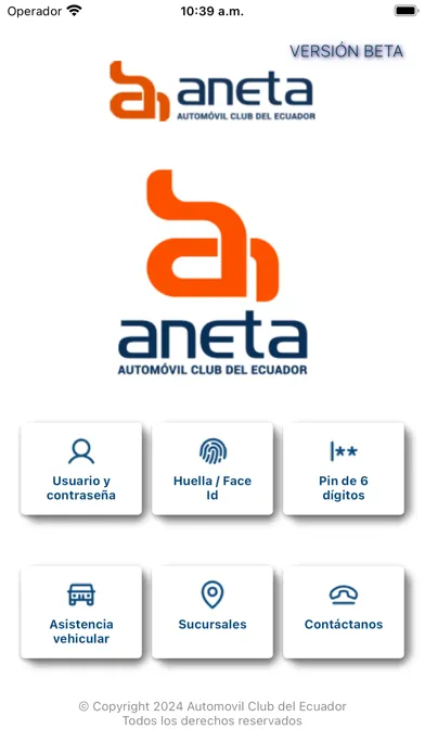 Tangkapan skrin Aneta