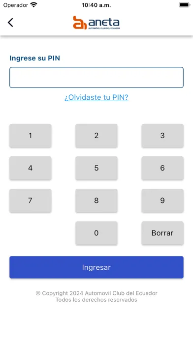 Tangkapan skrin Aneta
