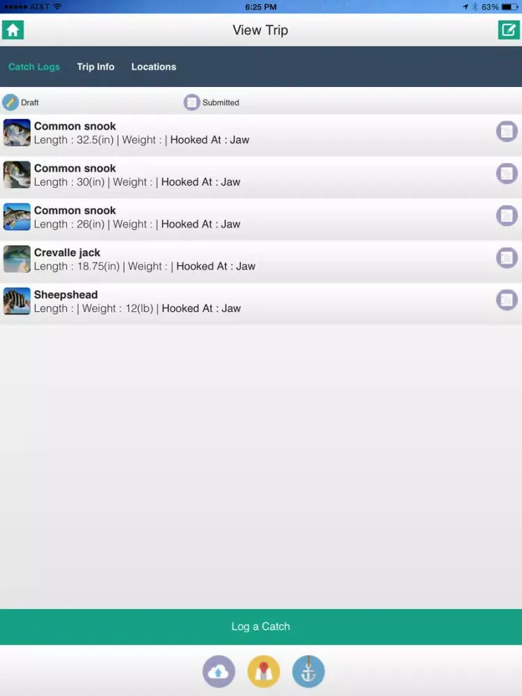 iAngler Lite iPad  Ekran Görüntüleri