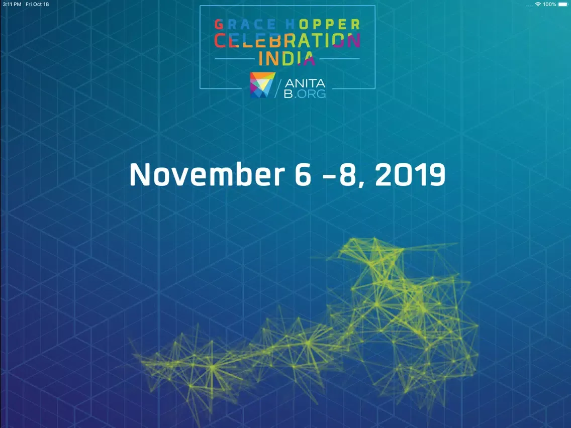 Captures d'écran de 2019 Grace Hopper Celebration iPad 