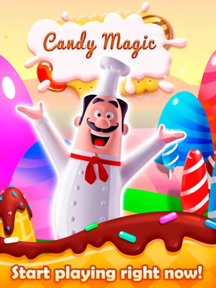 ภาพหน้าจอของ Candy Magic : Sweet Road iPad 