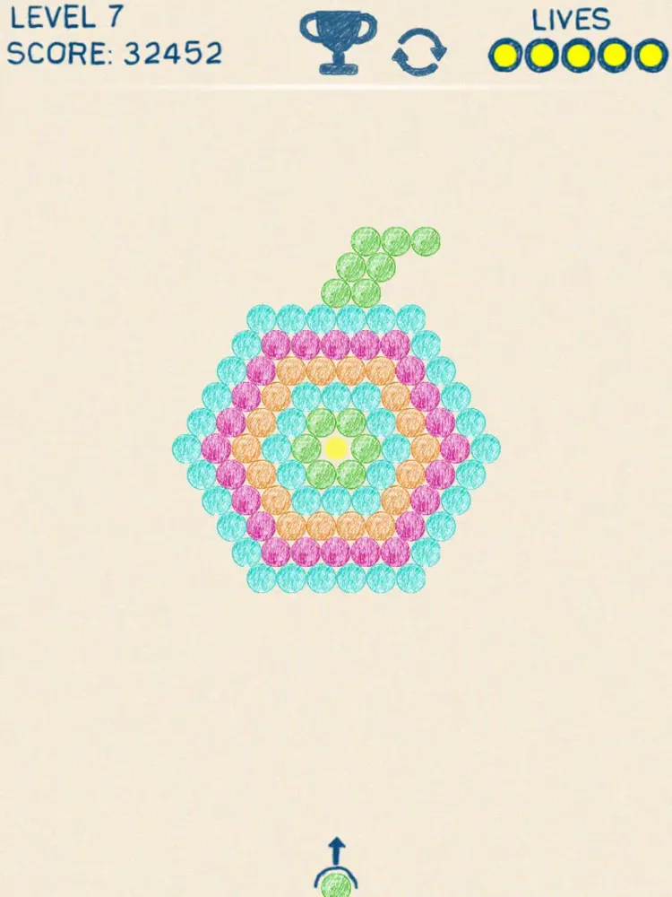 BubbleShooter : Doodle Edition iPad 应用截图