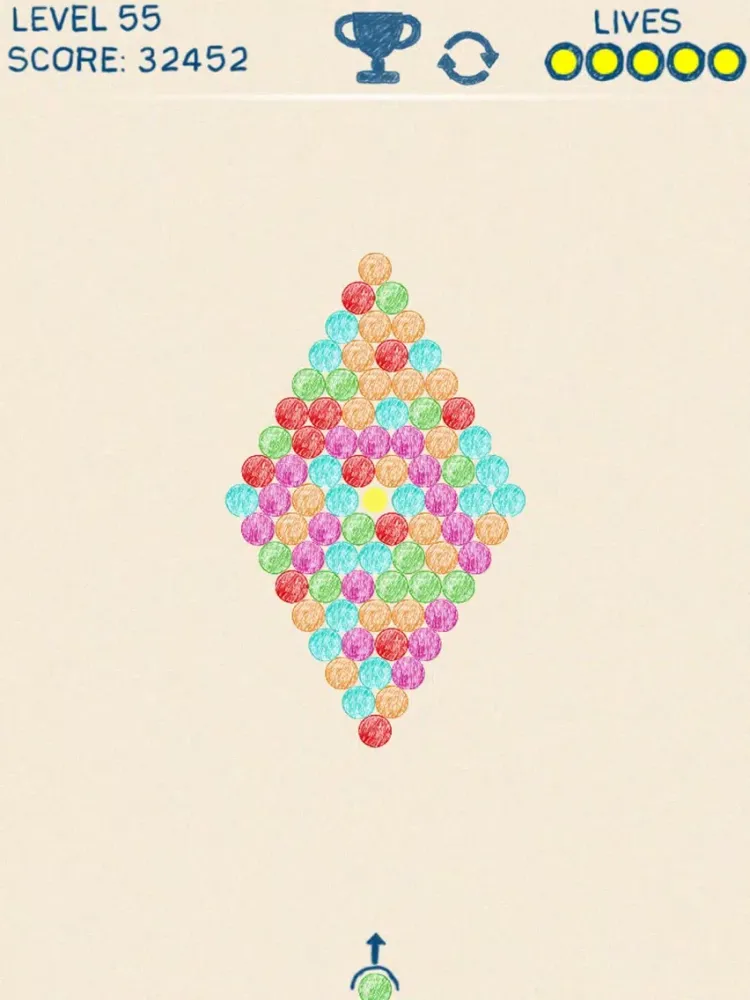 BubbleShooter : Doodle Edition iPad 应用截图
