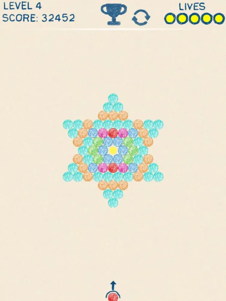 BubbleShooter : Doodle Edition iPad 应用截图
