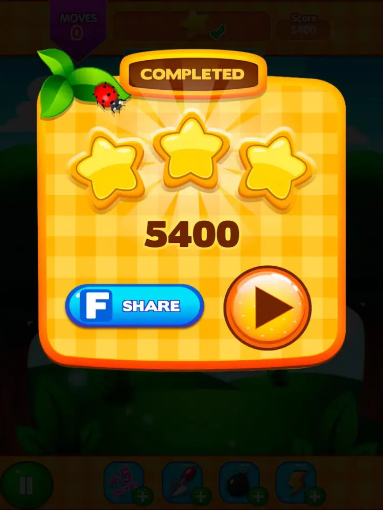 Tangkapan skrin Juice Fruit Match Story iPad 