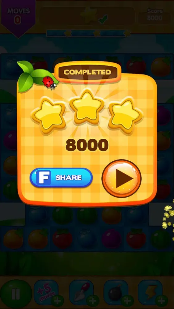 Tangkapan skrin Juice Fruit Match Story