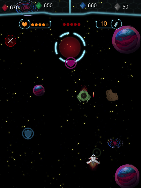 ShootTheSphere - SpaceInvaders iPad  스크린샷