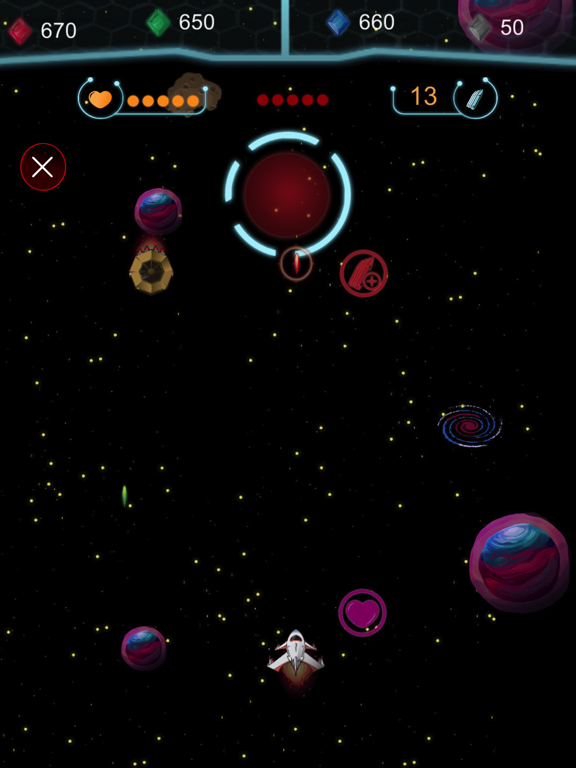 ShootTheSphere - SpaceInvaders iPad  스크린샷