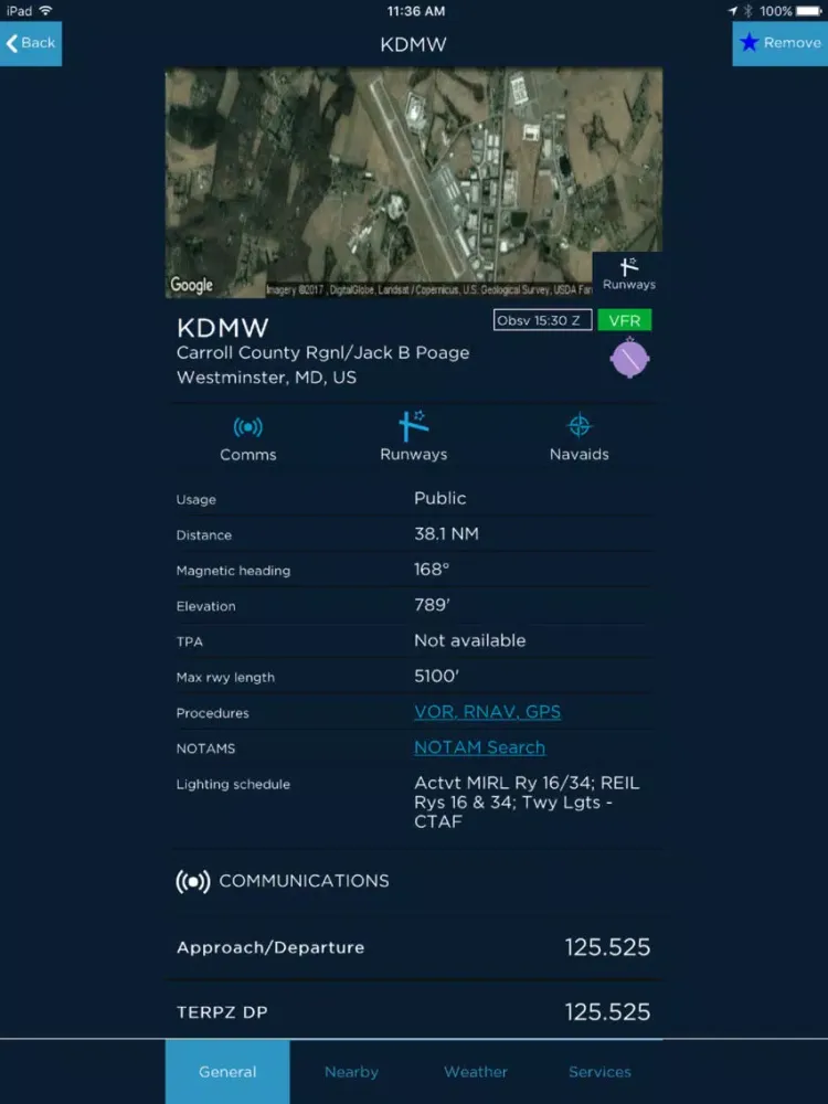AOPA GO iPad  Screenshots