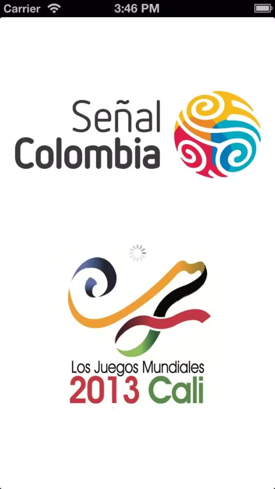 Tangkapan layar Juegos Mundiales 2013 Señal Colombia