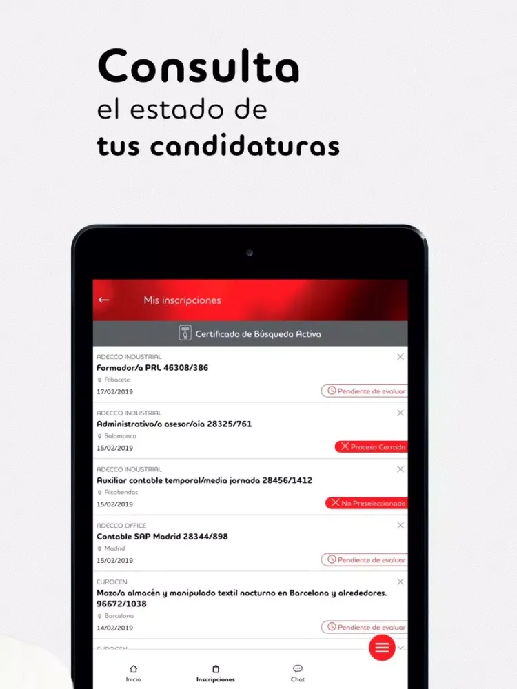 Adecco España - Trabajo iPad  Ekran Görüntüleri